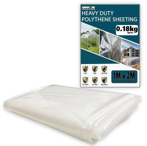 Clear Plastic Sheeting – 1m x 2m
