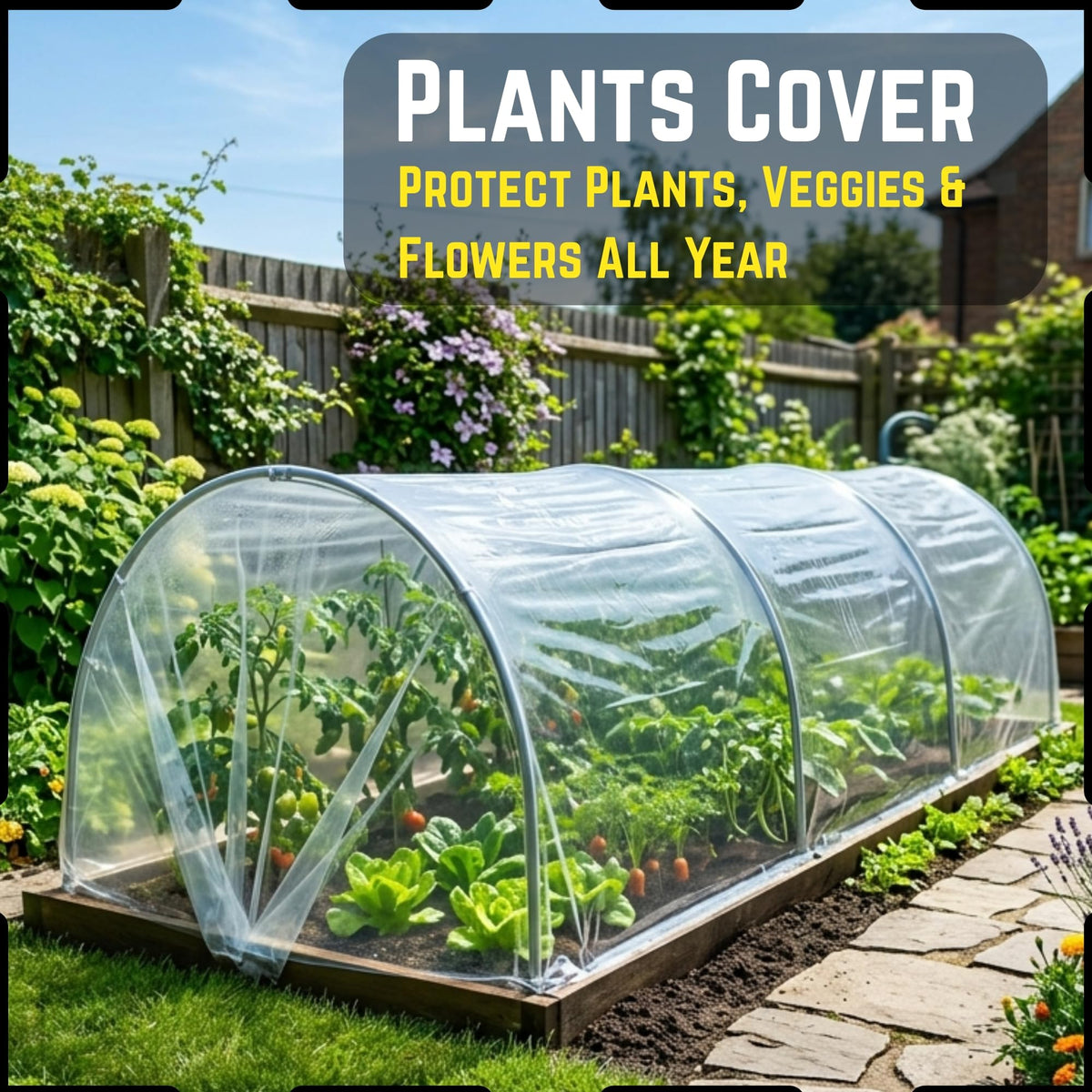 Clear Plastic Sheeting – 1m x 2m